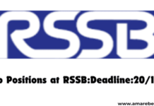 IMYANYA MYINSHI Y`AKAZI MURI RSSB: Open until Jun 19, 2026