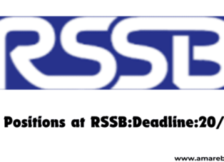 IMYANYA MYINSHI Y`AKAZI MURI RSSB: Open until Jun 19, 2026
