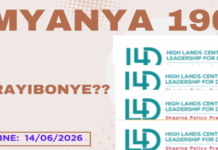 IMYANYA 90 A & 0 MURI High Lands Centre of Leadership for Development (L4D) | kigali :Deadline: 14-06-2026
